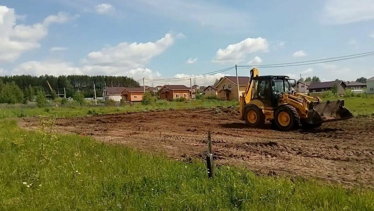 Планировка участка под застройку