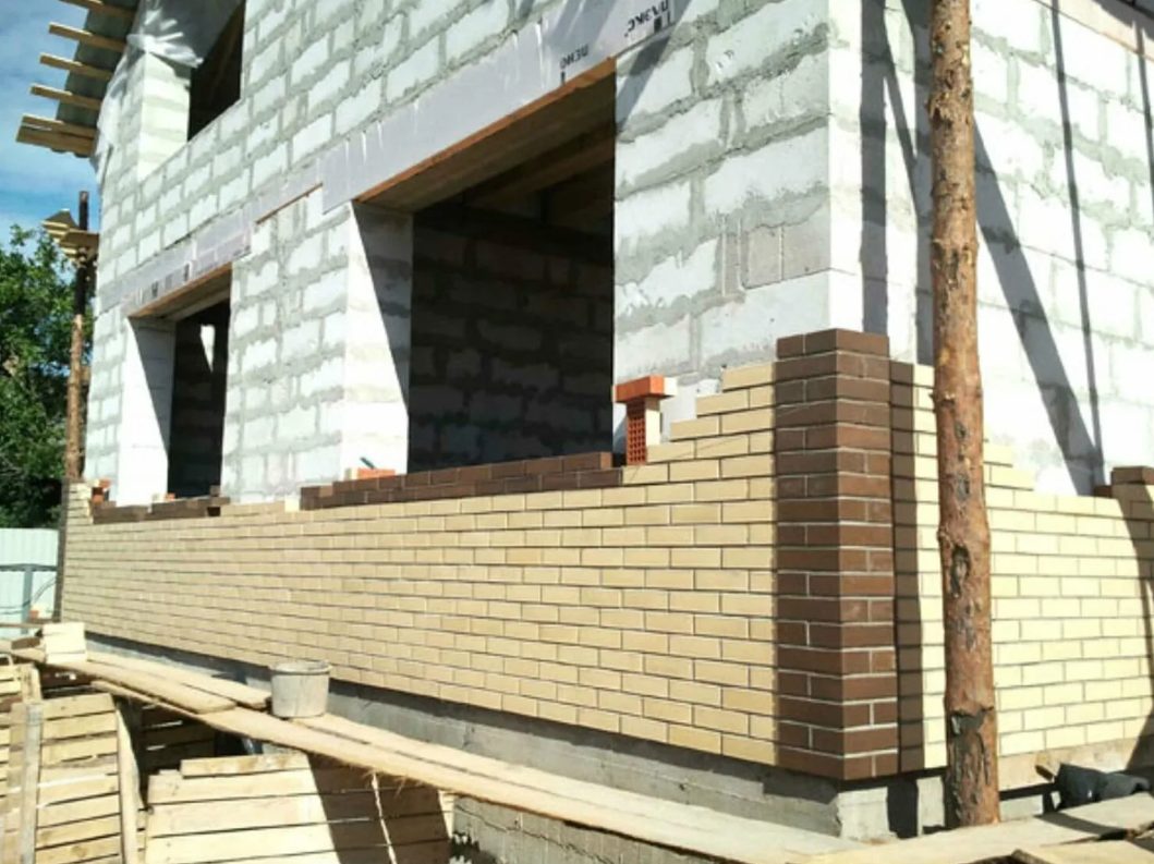Отделка дома из газобетона